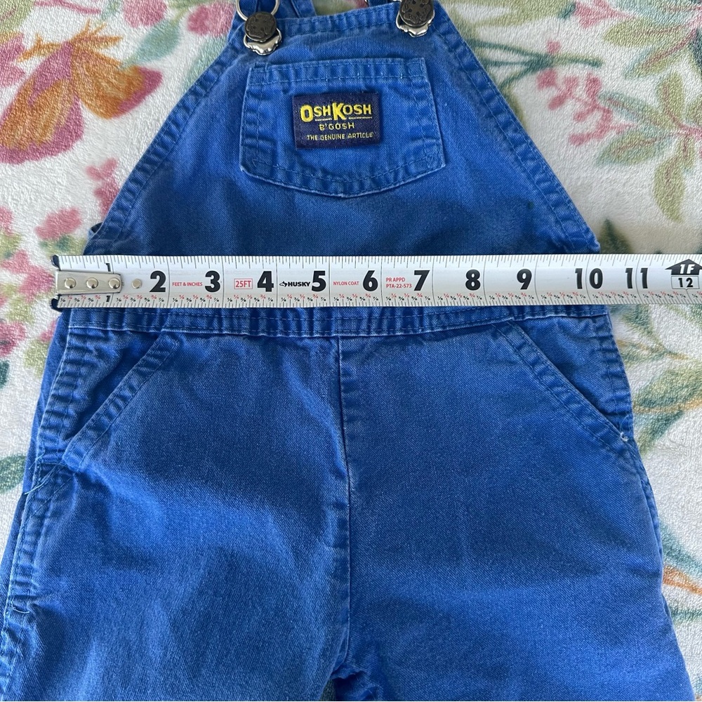 OshKosh B'gosh Blue Denim Overalls for Play - Picture 7 of 11
